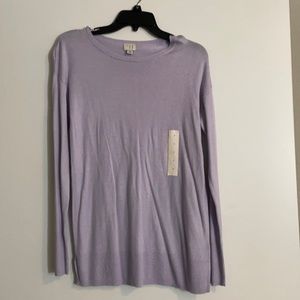 Brand new lavender sweater long sleeve